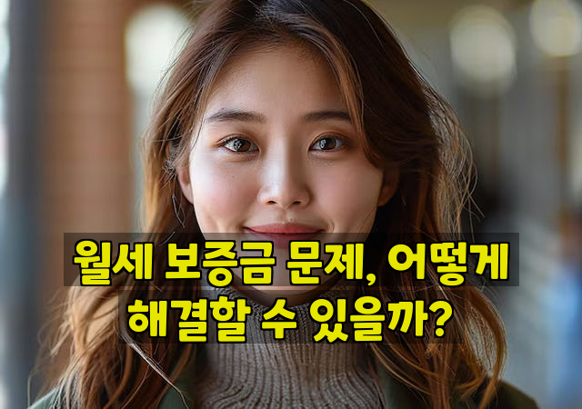 월세 보증금 문제, 어떻게 해결할 수 있을까?